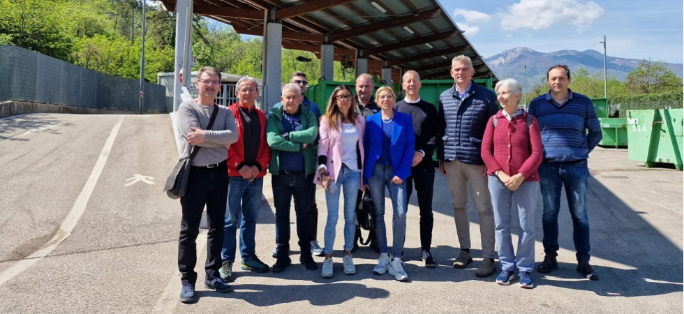 Una delegazione del Comune di Sondrio in visita a Dolomiti Ambiente per scoprire il know how trentino e lanciare il proprio